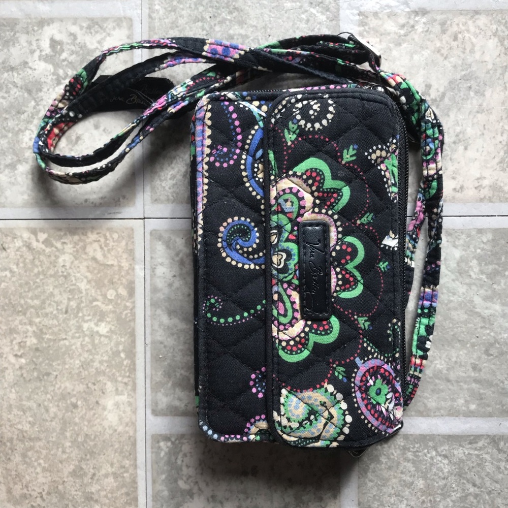 Vera Bradley wristlet, crossbody